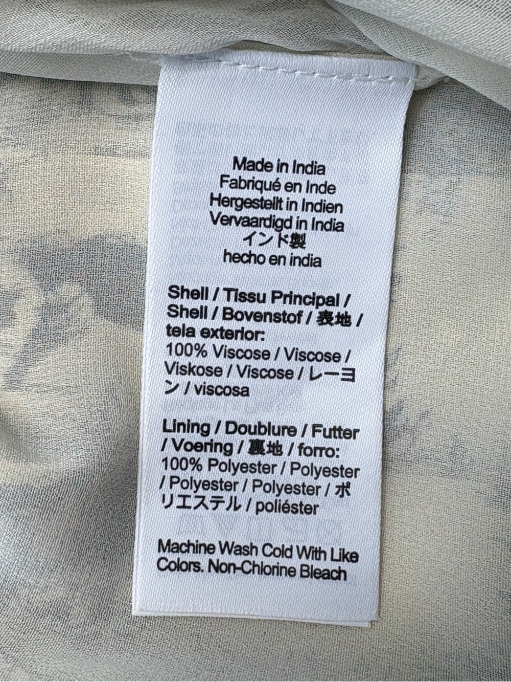 NWT J.Crew Pleated Toile Midi Skirt Drapey Viscose Twill Cream Black Size 14 - Picture 9 of 10
